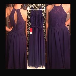 Floor Length Jr Bridesmaid Dress-Regency